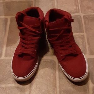 Maroon shoes